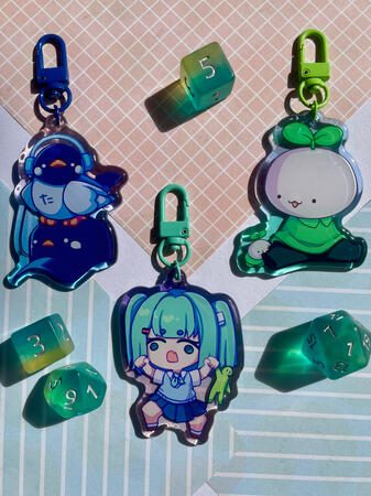 Vocaloid and JP Music Producers - Acrylic Charms