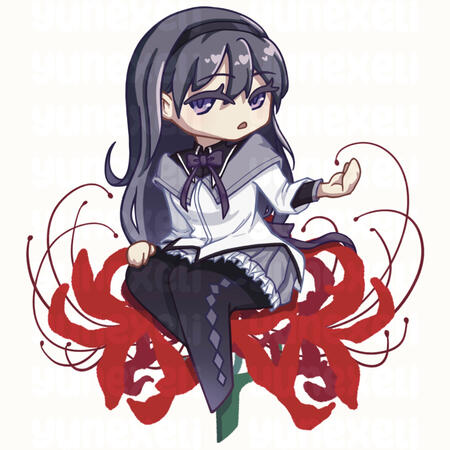 Puella Magi Madoka Magica - Homura Acrylic Charm