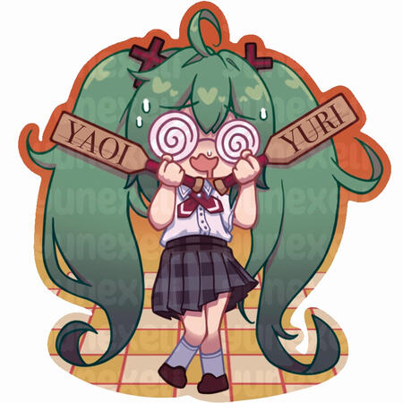 Hatsune Miku - Die Cut Sticker